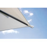 Ombrellone Roma 3x3 palo laterale antracite Made in Italy Moia