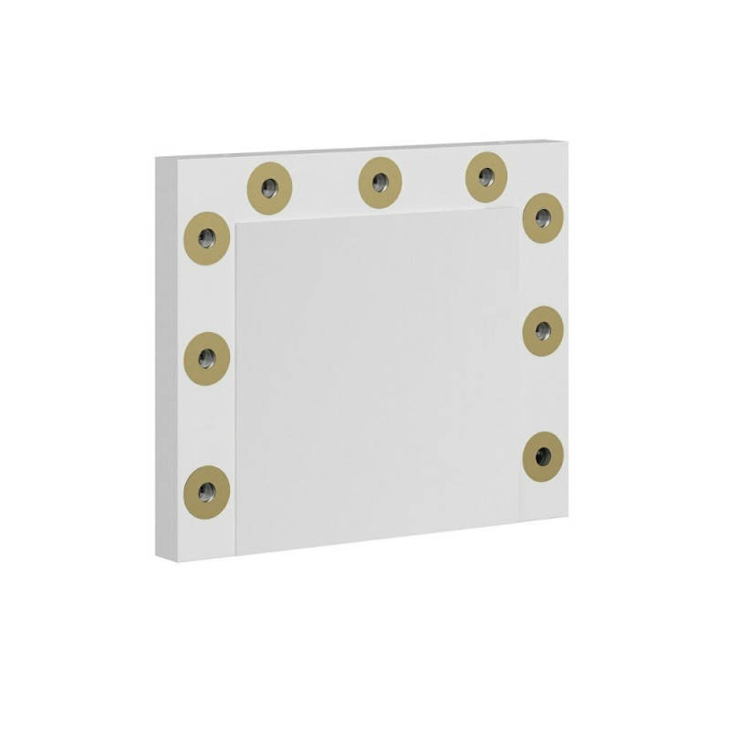 Specchio trucco Armin bianco con luci LED moderno e pratico