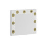 Specchio trucco Armin bianco con luci LED moderno e pratico