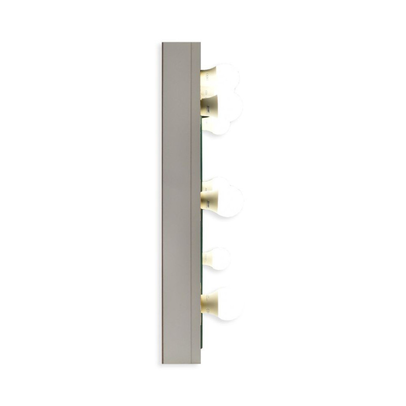 Specchio trucco Armin bianco con luci LED moderno e pratico