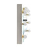Specchio trucco Armin bianco con luci LED moderno e pratico