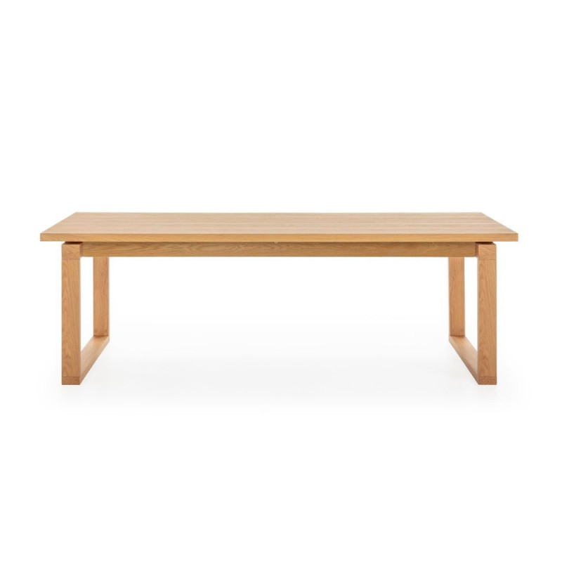 Tavolo fisso Rina rettangolare legno rovere elegante e solido