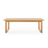 Tavolo fisso Rina rettangolare legno rovere elegante e solido