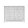 Cassettiera Max 4 cassetti 3 cassettini legno massiccio bianco