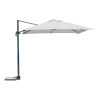 Ombrellone Roma 3x4 palo laterale antracite Made in Italy Moia