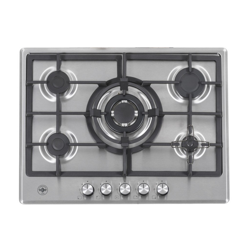 Piano cottura La Germania P705CLAGXV gas 70 cm 5 fuochi inox