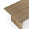 Tavolo rettangolare fisso Loana rovere Cadiz 200x100 cm design