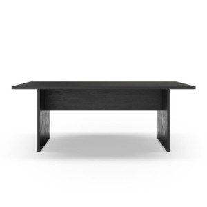 Zoom Tavolo rettangolare fisso Loana in nero 200x100x75 H cm.