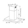 Cappa ad isola Bertazzoni KTI120PRO1XA 120 cm. un motore a tre velocità inox classe A