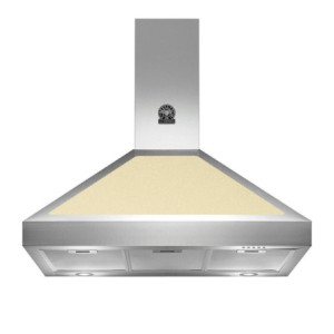 Cappa camino Bertazzoni K90AMHCra 90 cm inox e crema Classe A