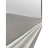 Specchiera Athena in legno cornice avorio elegante e luminosa