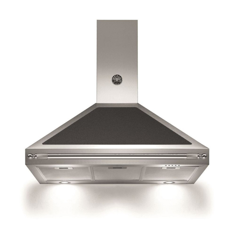 Cappa camino Bertazzoni K90HERNEA 90 cm inox e nera Classe A