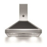 Cappa camino Bertazzoni K90HERNEA 90 cm inox e nera Classe A