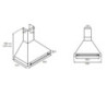 Cappa camino Bertazzoni K90HERNEA 90 cm inox e nera Classe A