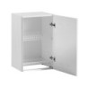 Pensile scolapiatti 60x32x72 cm bianco e olmo cucina moderna