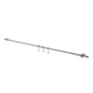 Zoom Asta appendi mestoli KITCROMO90 4 ganci 90 cm cromo