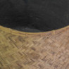 Portavaso cemento bambù naturale tondo Ø63x47 cm robusto e moderno