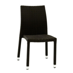 Zoom Sedia polyrattan adila noce quadro cm 47x61h44/46/88