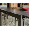 Tavolo alluminio Cleveland allungabile antracite da esterno