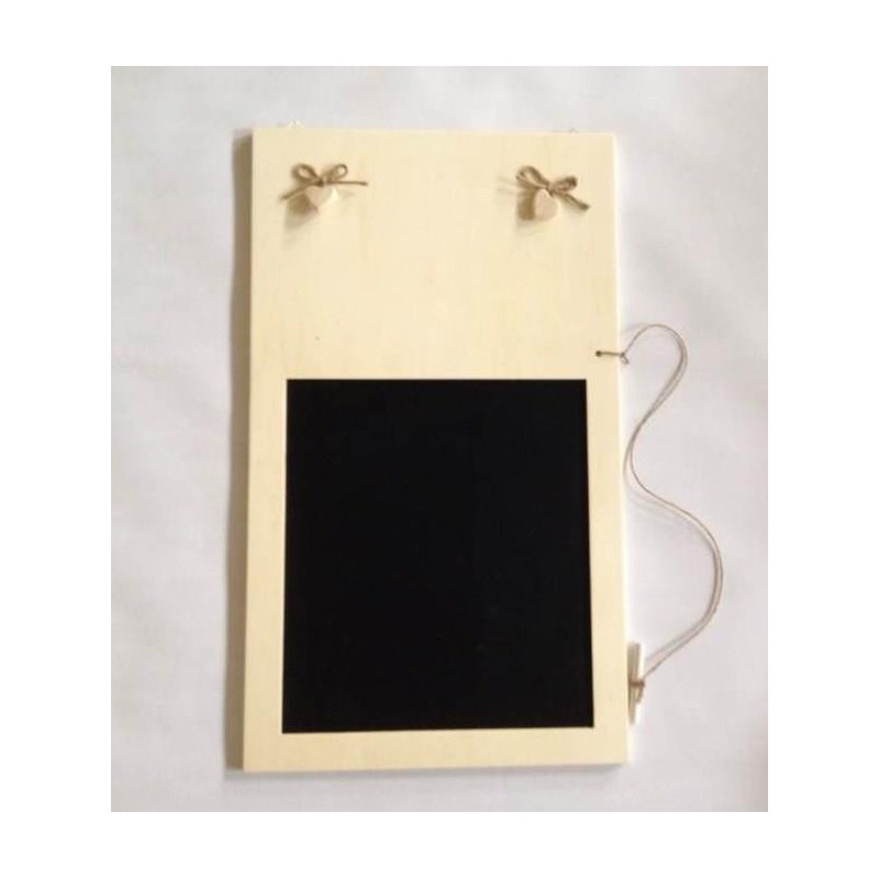 Lavagna in balsa con cuori - Decorazione casa e locali