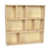 Bacheche quadrate in balsa - Organizzazione e stile naturale