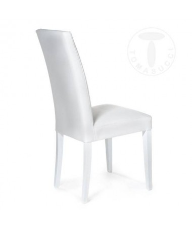 Zoom Sedia in pelle sintetica Dada - set da 2 bianco