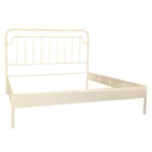 Zoom Letto nodi matrimoniale bianco metallo cm160x195h115,5