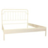 Letto Nodi matrimoniale bianco metallo 160x195 cm elegante