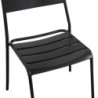 Sedia metallo Rovigo antracite cm 50x54h42/87 resistente esterno