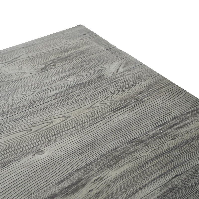 Top tavolo resina esterno grigio 80x80cm resistente e moderno