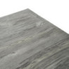 Top tavolo resina esterno grigio 80x80cm resistente e moderno