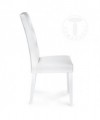 Sedia in pelle sintetica Dada - set da 2 bianco
