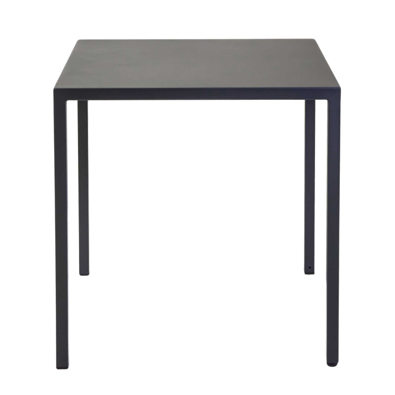 Tavolo metallo autolivellante New Elma antracite 70x70x75 cm