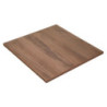 Top tavolo nobilitato rovere naturale quadro 69x69x1,8 cm resistente