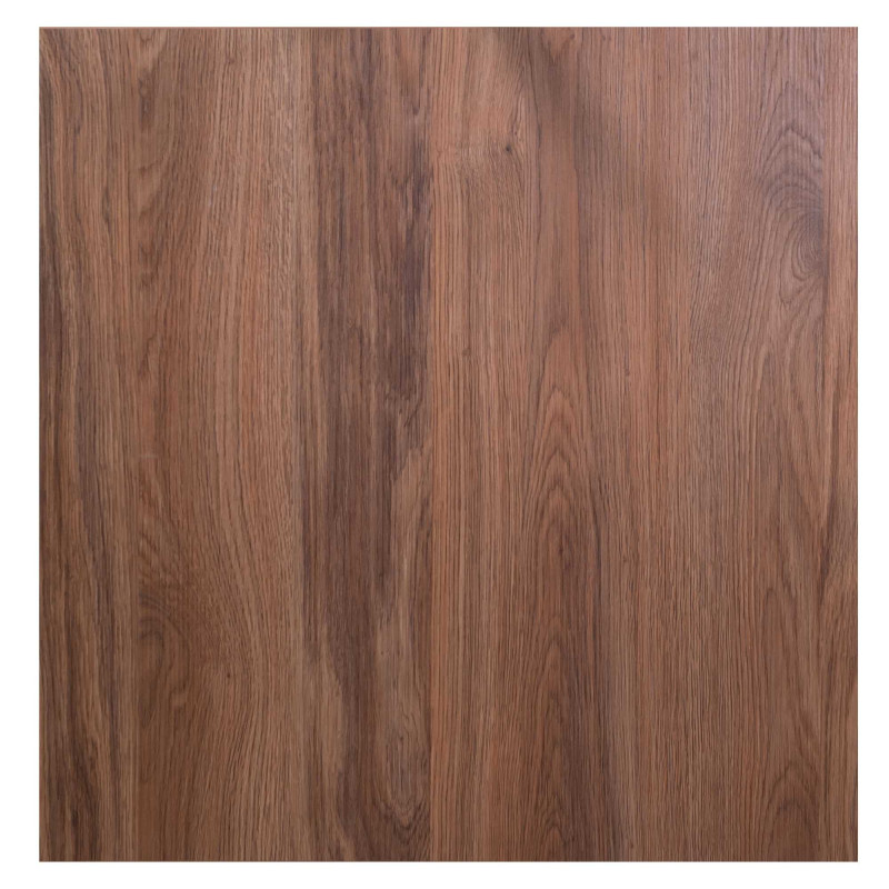 Top tavolo nobilitato rovere naturale quadro 69x69x1,8 cm resistente