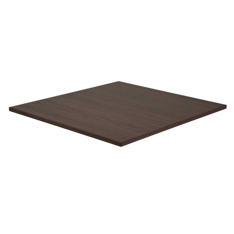 Top tavolo nobilitato noce moderno 69x69 cm resistente