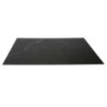 Top tavolo pietra sinterizzata nero quadro 80x80 cm resistente
