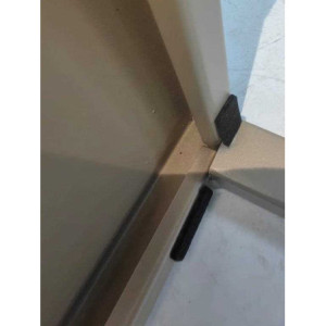 Zoom Tavolo metallo autolivellante New Elma tortora quadro cm 90x90h75