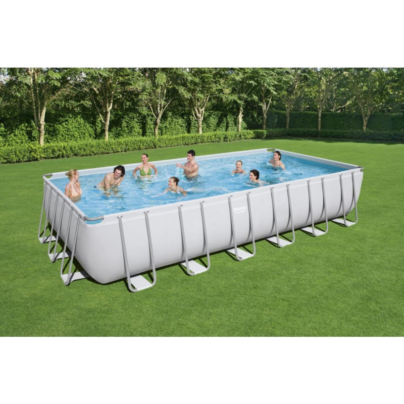 Piscina 732x366x132 cm con filtro a sabbia 30045 L robusta