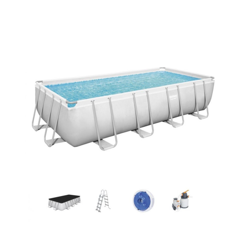 Piscina 549x274x122 cm con filtro a sabbia 14812 L robusta