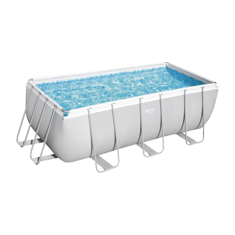 Piscina rettangolare 412x201x122 cm con filtro e scaletta