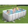 Piscina rettangolare 412x201x122 cm con filtro e scaletta