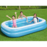 Piscina gonfiabile 262x175x51cm famiglia resistente e spaziosa