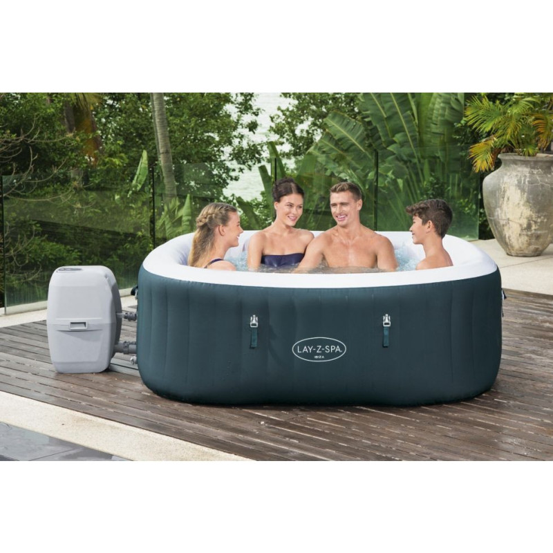 Lay-Z-Spa Ibiza AirJet 180x180x66 cm idromassaggio 4-6 adulti