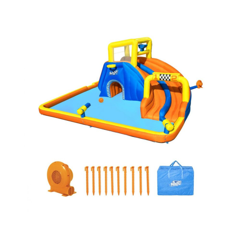 Mega Parco Acquatico H2OGO Super Water Park 551x502x265 cm