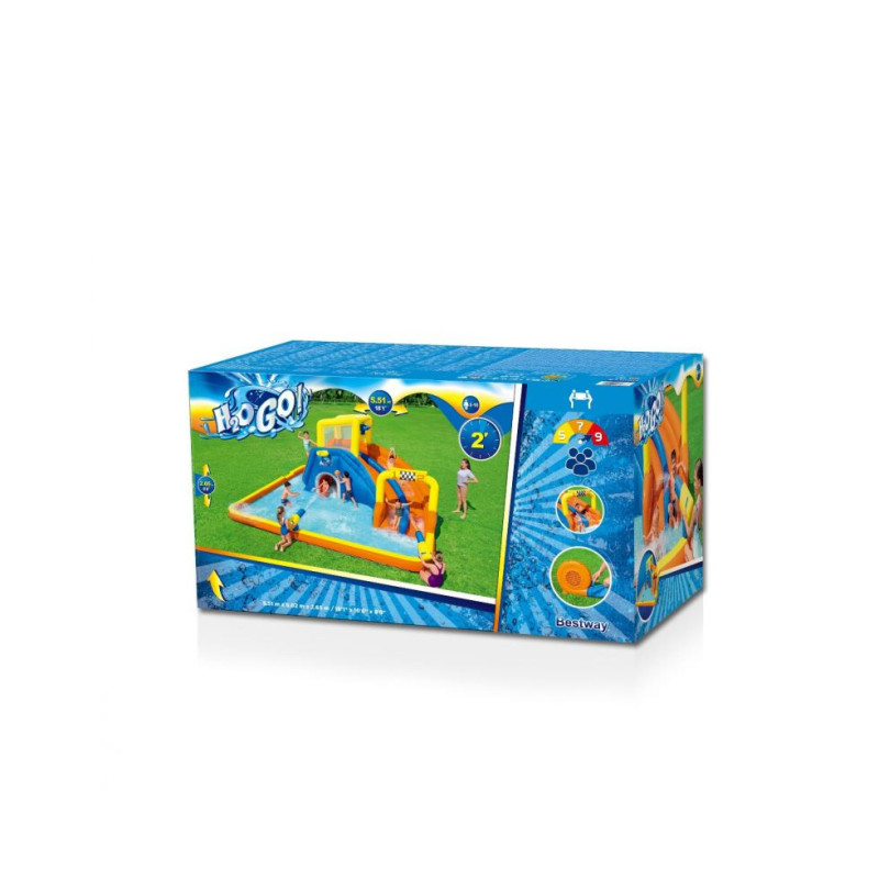Mega Parco Acquatico H2OGO Super Water Park 551x502x265 cm