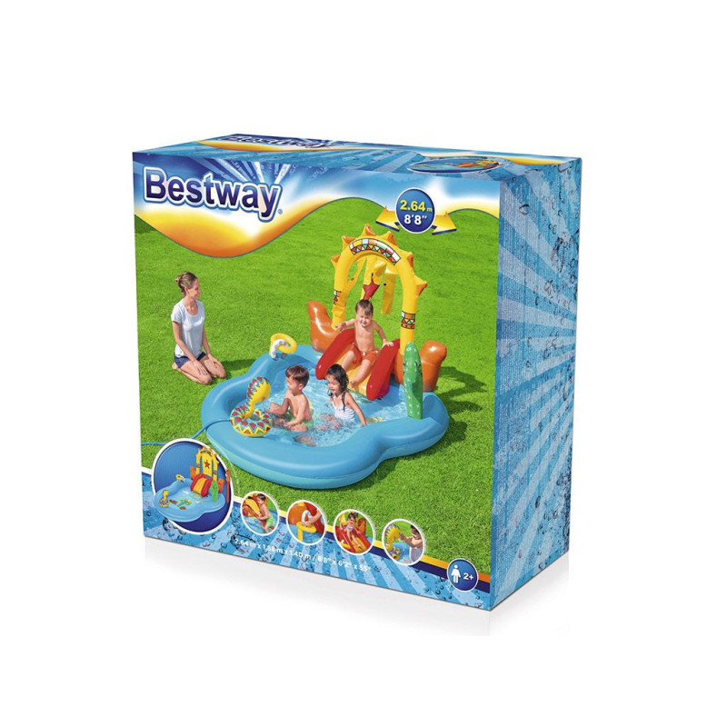 Play Center Bestway Selvaggio West 264x188x140cm gonfiabile bimbi