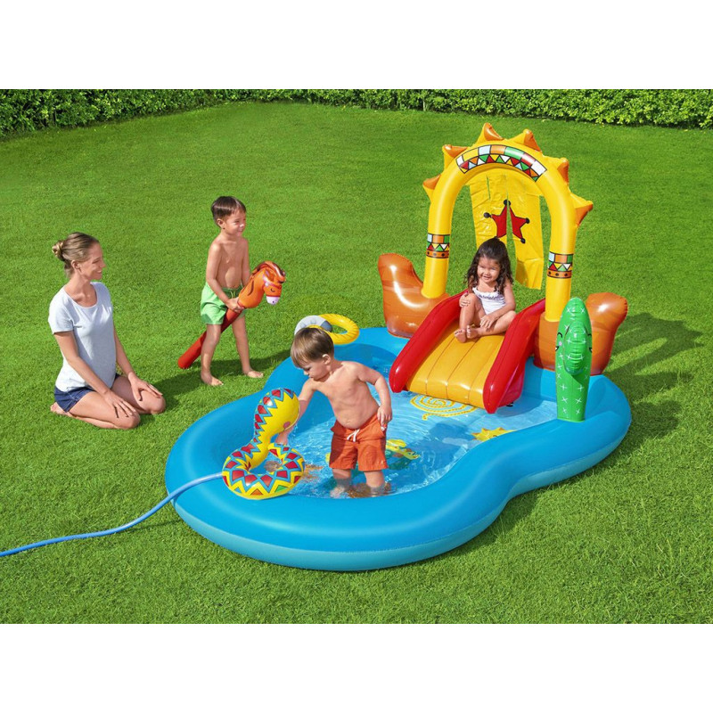 Play Center Bestway Selvaggio West 264x188x140cm gonfiabile bimbi