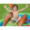 Play Center Friendly Woods 295x199x130cm con scivolo e spruzzi