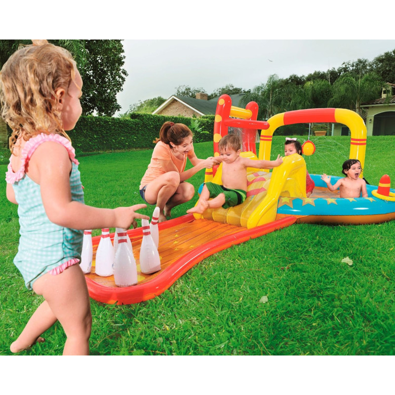 Play Center Piccolo Campione 435x213x117cm con scivolo gonfiabile